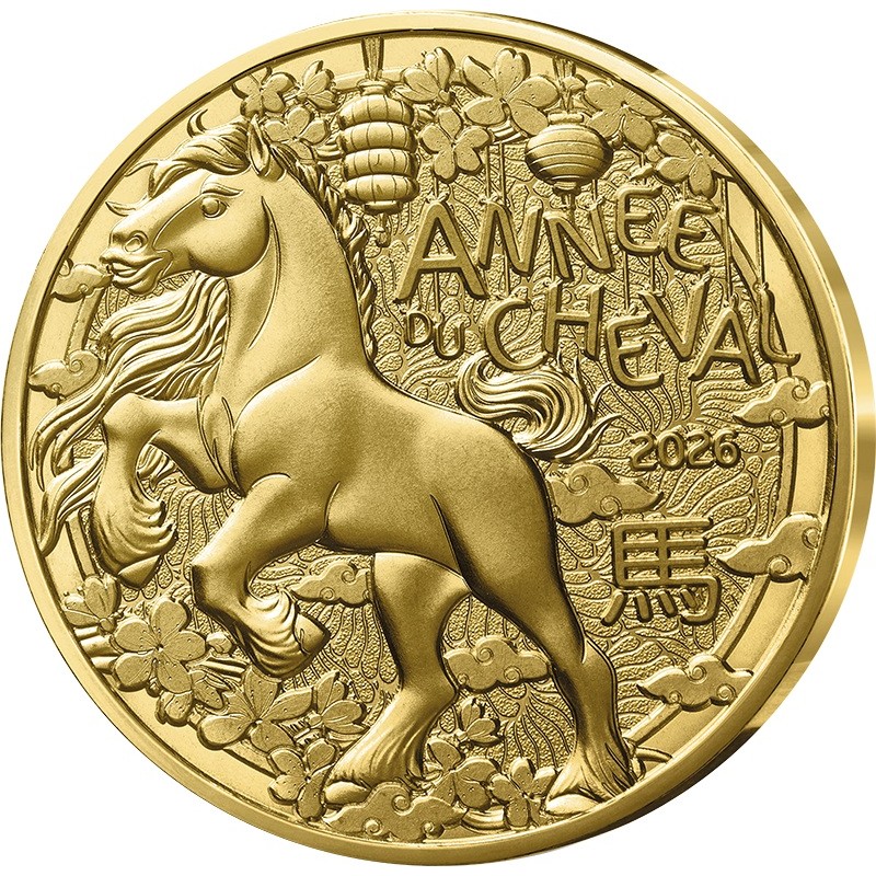 Pièce Perth Mint Lunar Argent 1/2 Once 2026 Année Du Cheval - À Partir