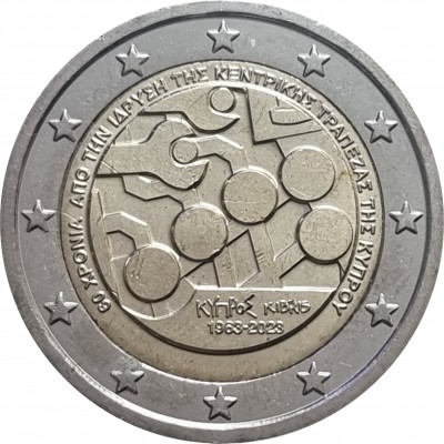 CHYPRE 2 Euro Banque...
