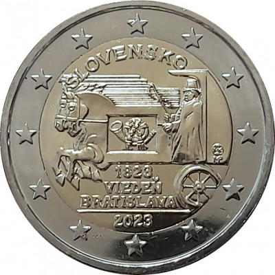 SLOVAQUIE 2 Euro Courrier...