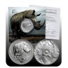 AFRIQUE DU SUD 5 Rand Argent 1 Once Rhinocéros Noir 2025 ⏰
