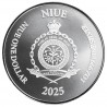 NIUE 1 Dollar Argent 1 Once Lady Justice 2025 ⏰