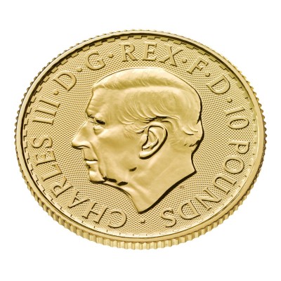GRANDE BRETAGNE 10 Livres Or 1/10 once Britannia 2026 ⏰