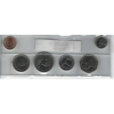 Maurice série de 6 pièces de monnaie