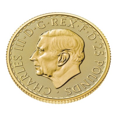 GRANDE BRETAGNE 25 Livres Or 1/4 once Britannia 2026
