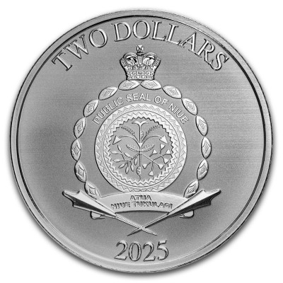 NIUE 2 Dollars Argent 1 Once Picsou 2025