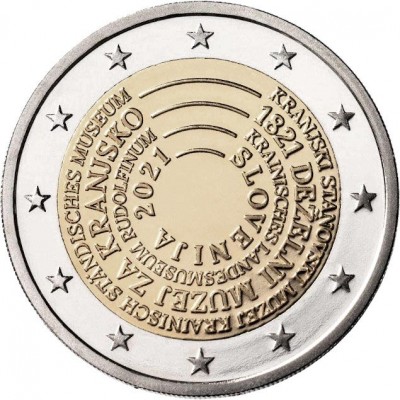 SLOVENIE 2 Euro Musée...