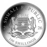 SOMALIE 100 Shillings Argent 1 Once Eléphant 2026