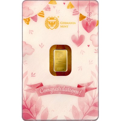 Germania Mint Lingotin Or 1...
