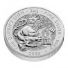 GRANDE BRETAGNE 5 Livres Argent 2 onces Tudor Beasts le Lion de la Reine 2026 ⏰