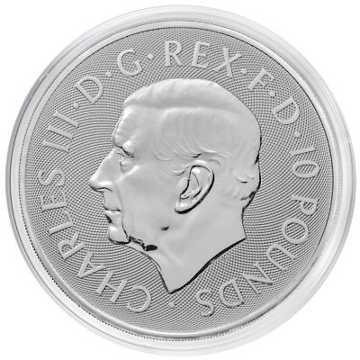 GRANDE BRETAGNE 10 Livres Argent 10 onces Tudor Beasts le Lion de la Reine 2026 ⏰