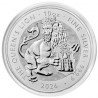 GRANDE BRETAGNE 10 Livres Argent 10 onces Tudor Beasts le Lion de la Reine 2026 ⏰