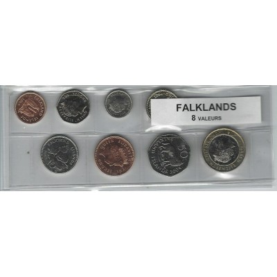Falkland série de 8 pièces...