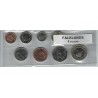 Falkland série de 8 pièces de monnaie