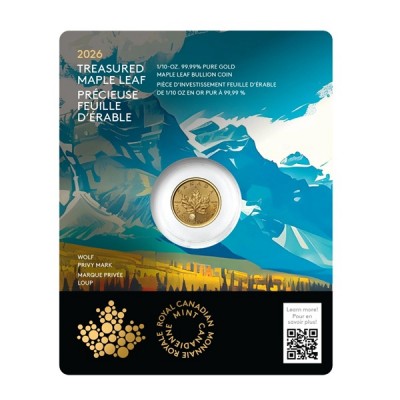 CANADA 5 Dollars Or 1/10...
