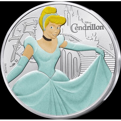 FRANCE 10 Euro Argent Classiques Disney Cendrillon 2025
