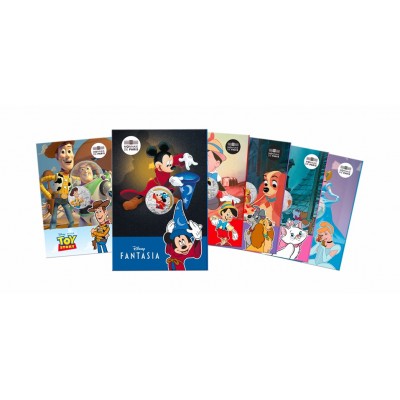 FRANCE 6 x 10 Euro Argent Classiques Disney Coffret 2025