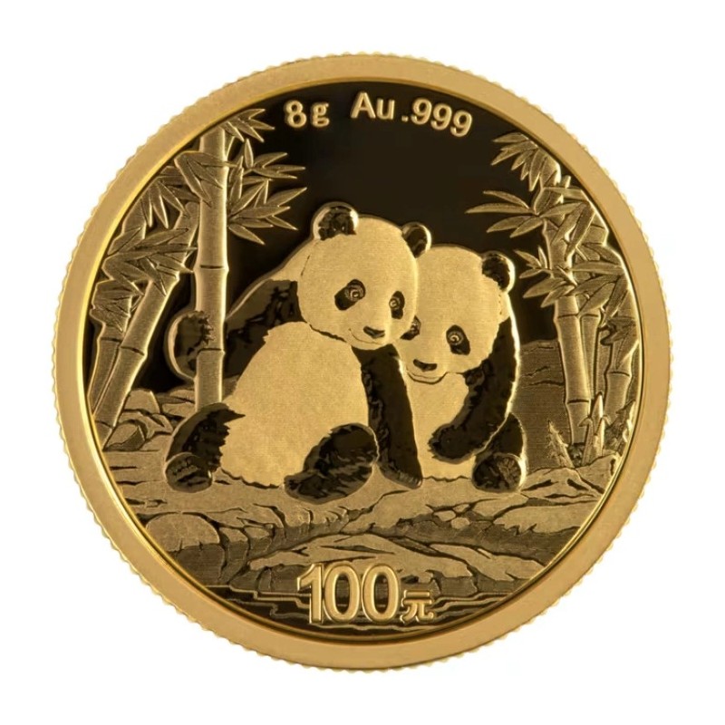 CHINE 100 Yuan Or 8 grammes Panda 2026 ⏰
