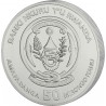 RWANDA 50 RWF Argent 999/1000 1 Once Hyène tachetée 2026