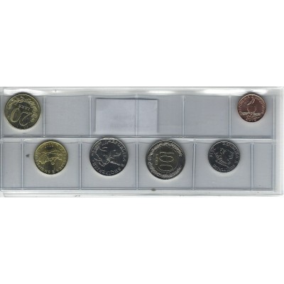 Albanie série de 6 pièces de monnaie
