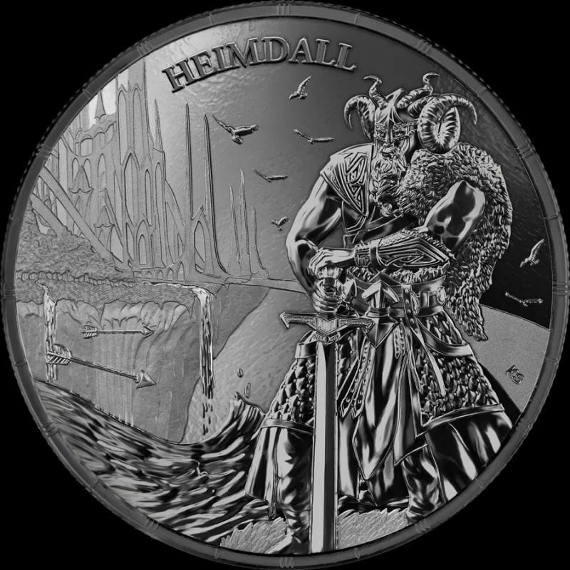 GERMANIA 5 Marks Argent 1 Once Ragnarök Heimdall 2025 ⏰