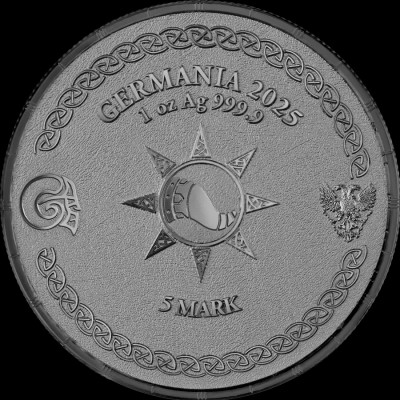 GERMANIA 5 Marks Argent 1 Once Ragnarök Heimdall 2025 ⏰
