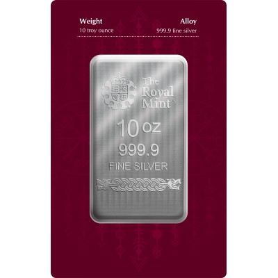 Lingot Royal Mint / Germania Mint Argent 10 Onces Dieux nordiques - Loki ⏰