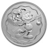 NIUE 2 Dollars Argent 1 Once Noel Disney Mickey 2025 ⏰