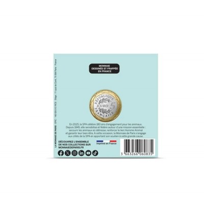 FRANCE 180 ans de la SPA 5 Euro Chat 2025