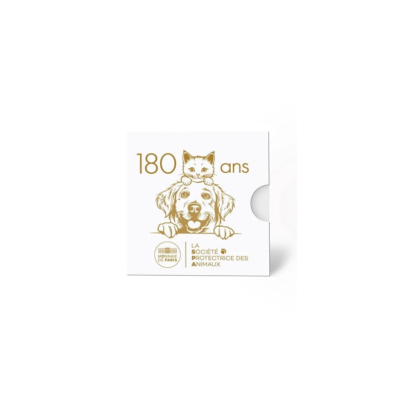 FRANCE 180 ans de la SPA 250 Euro Or 2025