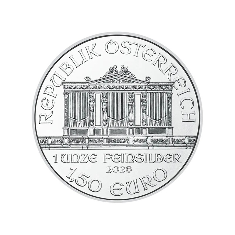 AUTRICHE 1,5 Euro Argent 1 Once Philarmonique 2026 ⏰