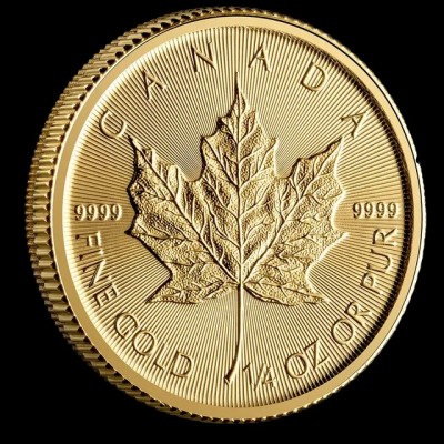 CANADA 10 Dollars Or 1/4...