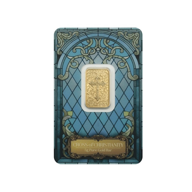 Lingot Pamp Or 5 Grammes 999/1000 Croix du christianisme ⏰