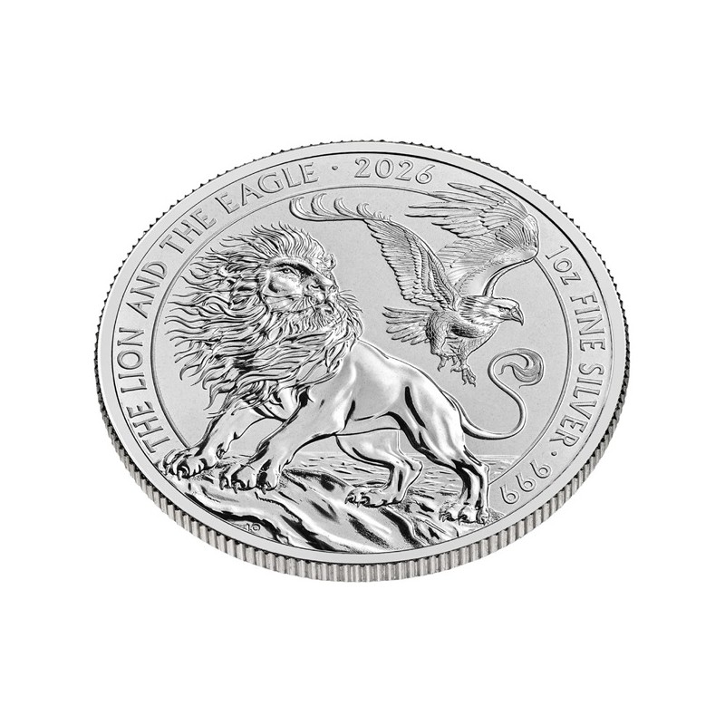 GRANDE BRETAGNE 2 Pounds Argent 1 Once Lion et Aigle 2026