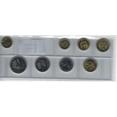 Lesotho série de 8 pièces de monnaie