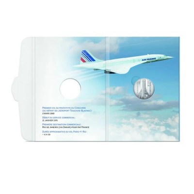 FRANCE 10 Euro Argent 50 Ans de mise en service du Concorde 2026