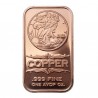 Lingot Cuivre 1 Once Liberté en Marche