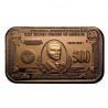 Lingot Cuivre 1 Once Billet 500 Dollars