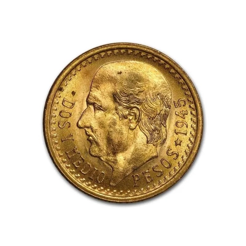 MEXIQUE 2,5 Pesos Or 1945