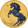 AUSTRALIE 15 Dollars Or 1/10 Once Couleur Année du Cheval 2026 ⏰