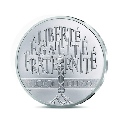 FRANCE 100 Euro Argent Génie de la Liberté 2026