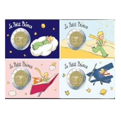 FRANCE 4 x 2 Euro Blister...