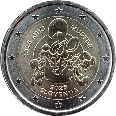 SLOVENIE 2 Euro Miki Muster...