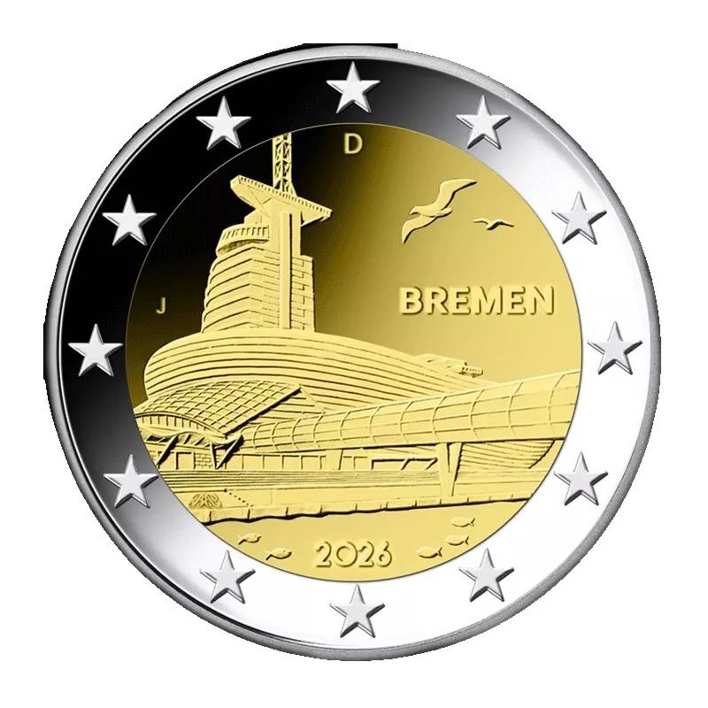 ALLEMAGNE 2 Euro Bremen 2026 UNC