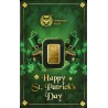 Germania Mint Lingotin Or 1 Gramme 999/1000 St Patrick's Day