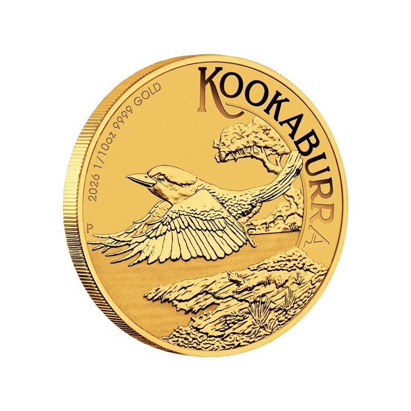AUSTRALIE 15 Dollars Or 1/10 Once Kookaburra 2026