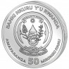 RWANDA 50 RWF Argent 999/1000 1 Once Kruzenshtern 2026