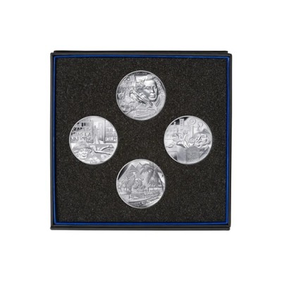 FRANCE 3 x 10 + 1 x 20 Euro Argent BE Agatha Christie 2026