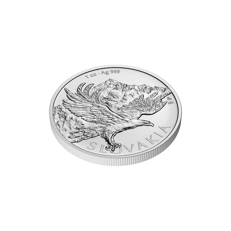 NIUE 2 Dollars Argent 1 Once Aigle Slovaque 2026 ⏰