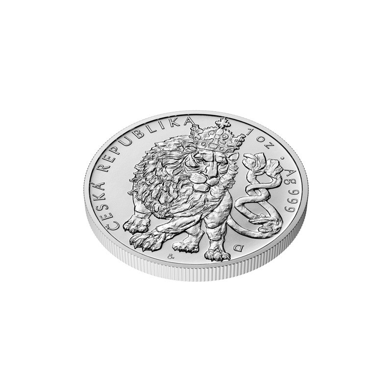 NIUE 2 Dollars Argent 1 Once Lion Tchèque 2026