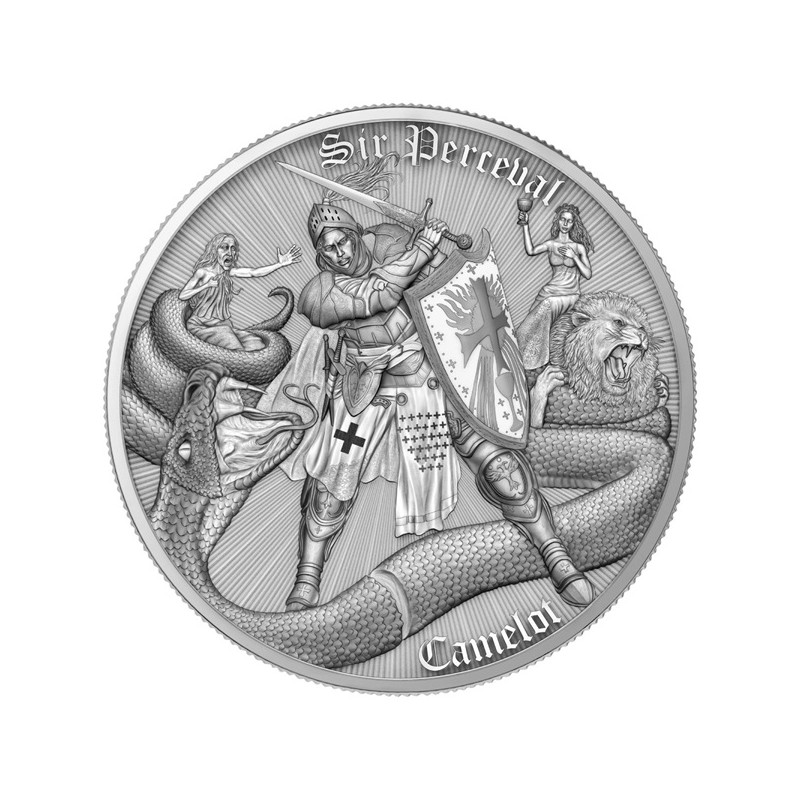 NIUE 2 Dollars Argent 1 Once Sir Perceval 2026